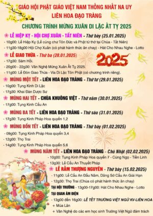 LHĐT – CHƯƠNG TRÌNH MỪNG XUÂN DI LẶC ẤT TỴ 2025